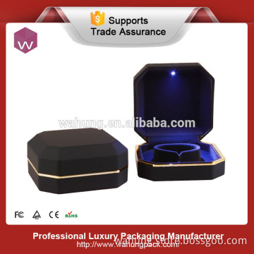 Luxury black jewellry gift box with led (WH-4359)